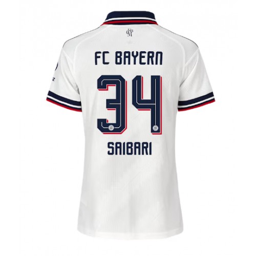 Bayern Munich Ismael Saibari #34 Vieraspaita Naiset 2026-27 Lyhythihainen